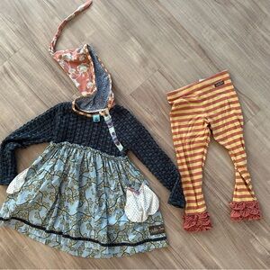 Matilda Jane hoodie/pant set size 6